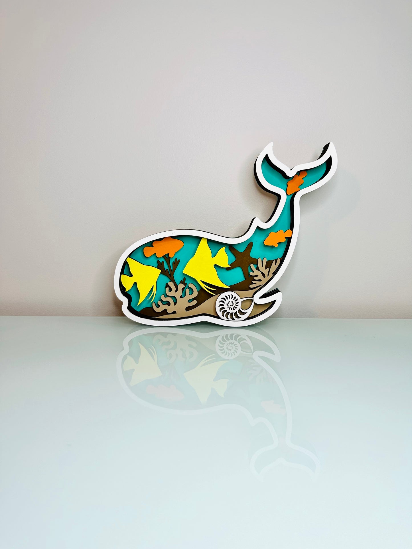 Colouring kit "Tropical whale"