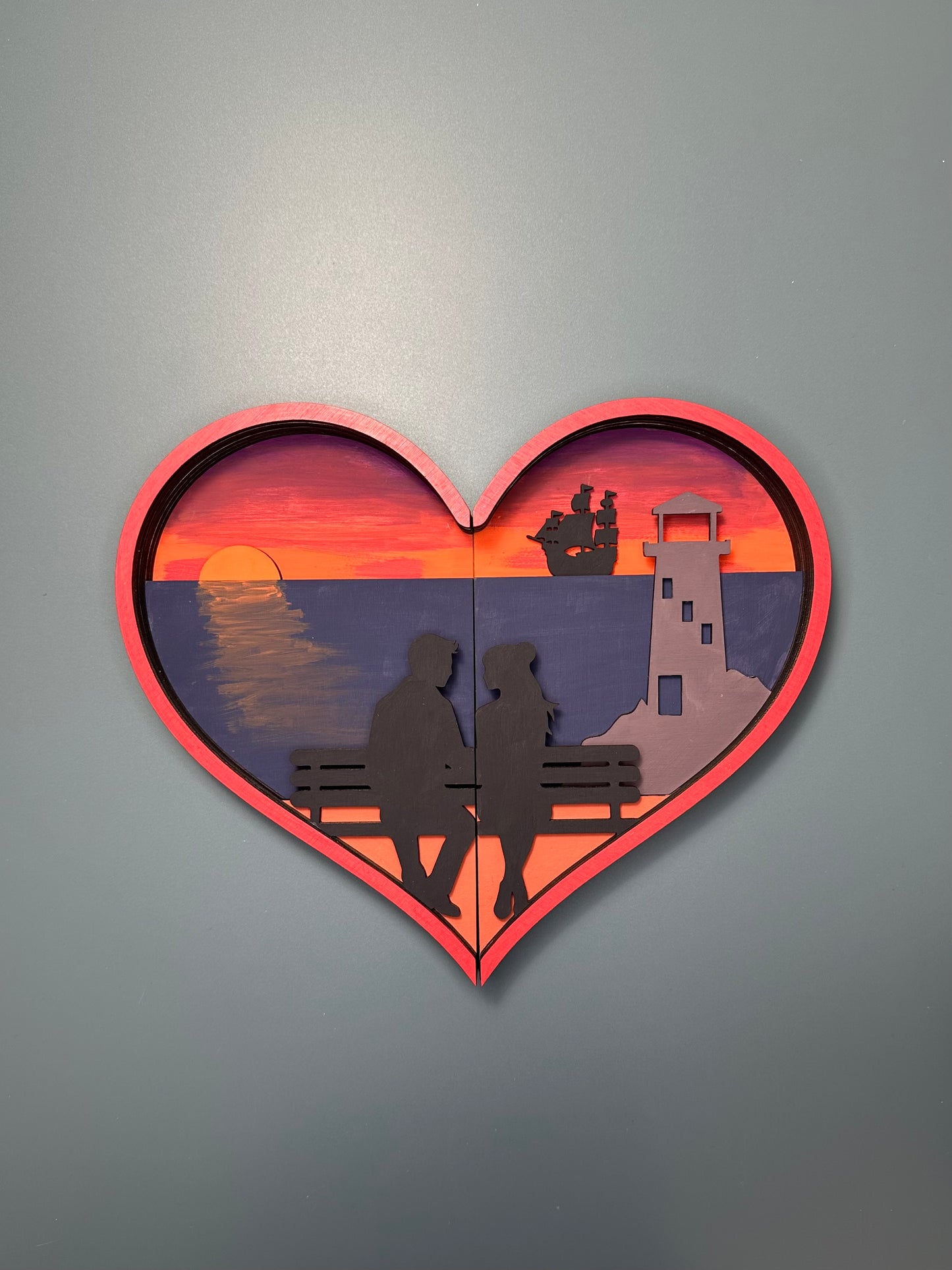 Couple colouring kit "Sunset"