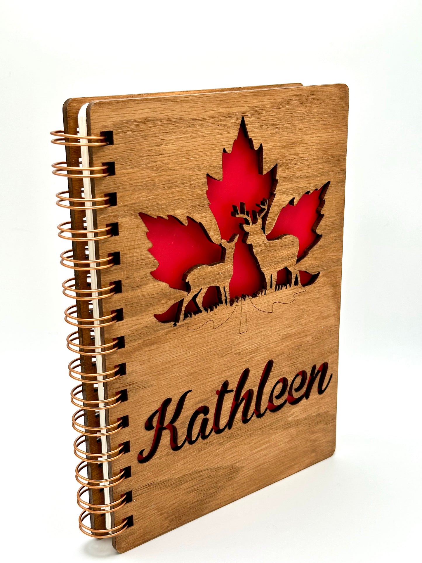Notebook with customized cover
