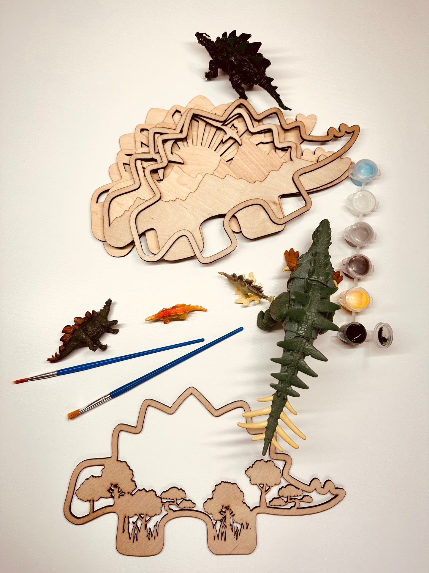 Colouring kit "Stegosaurus"