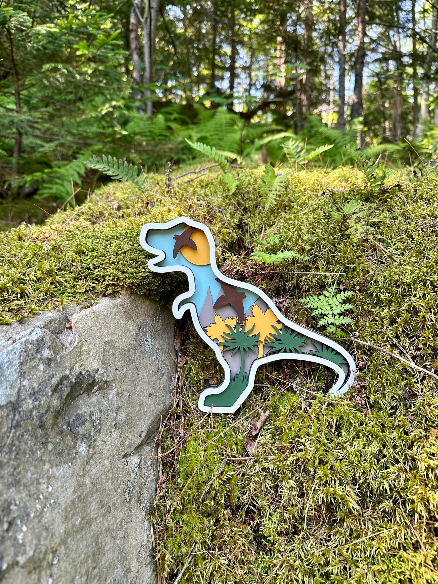 Colouring kit "T-rex"