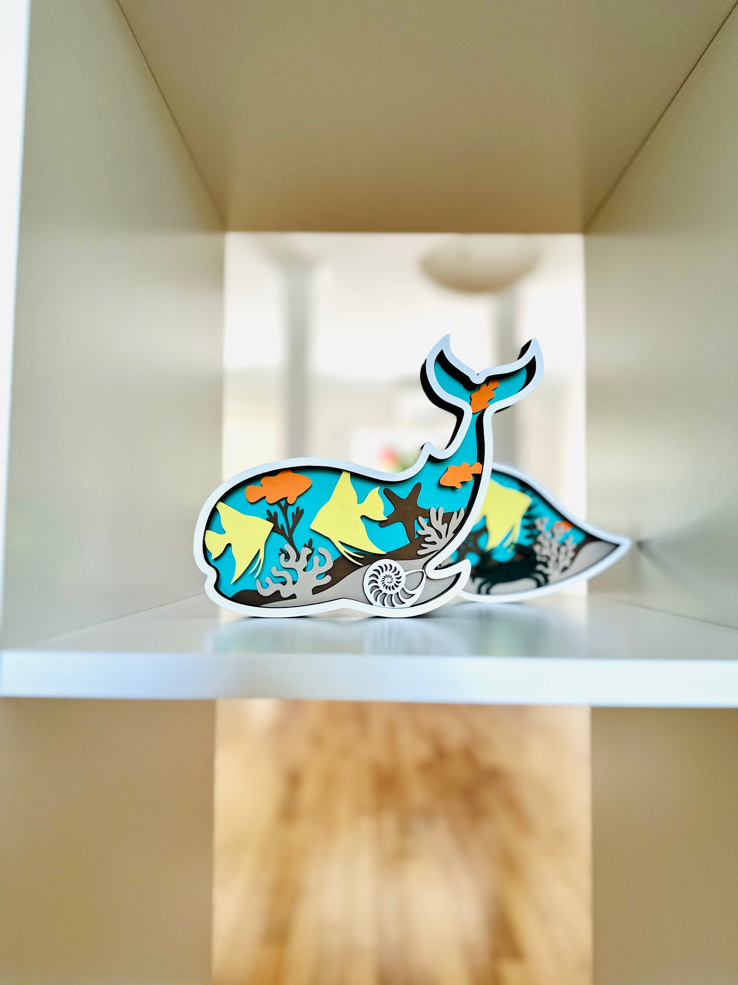 Colouring kit "Tropical whale"