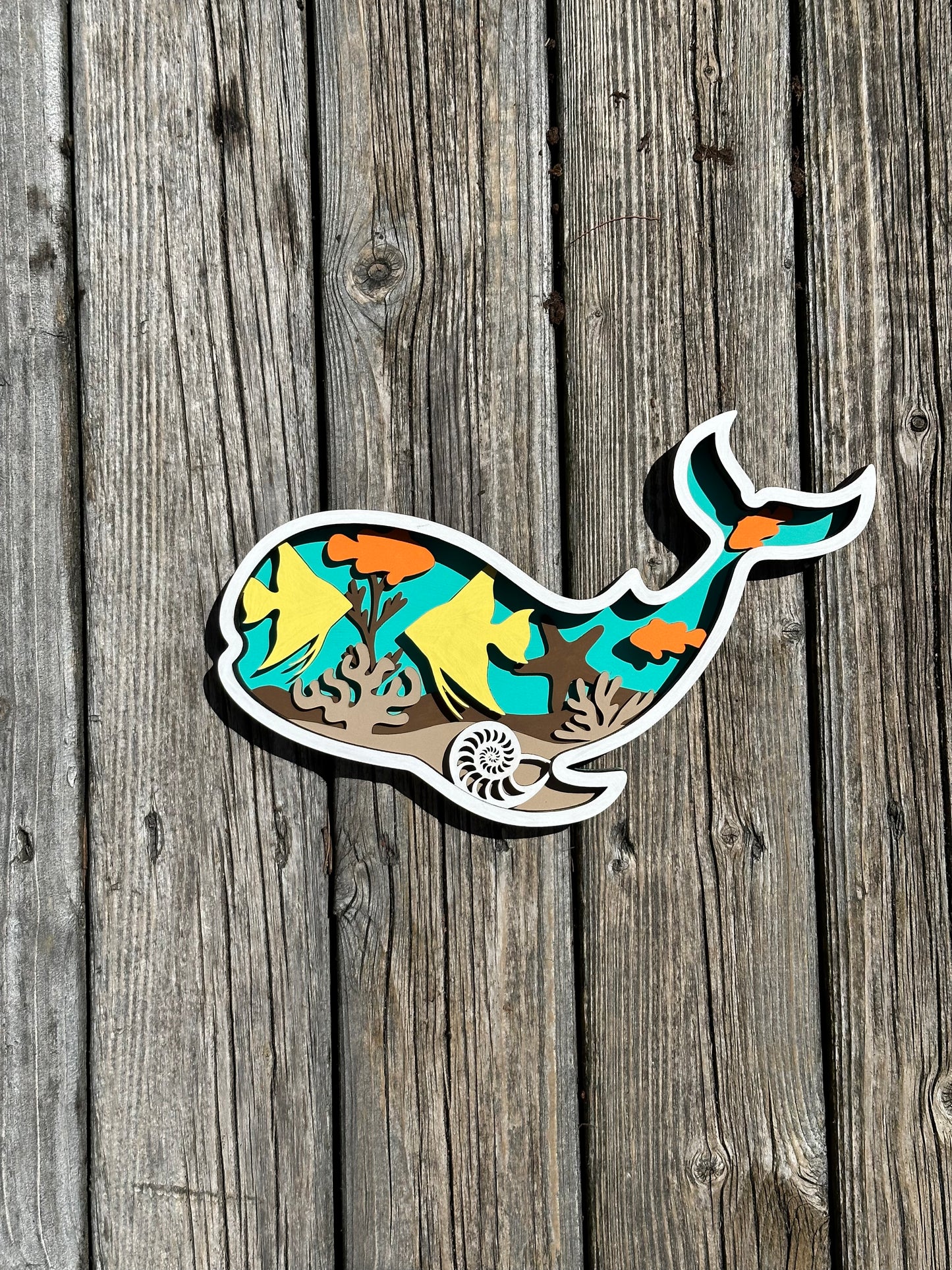 Colouring kit "Tropical whale"
