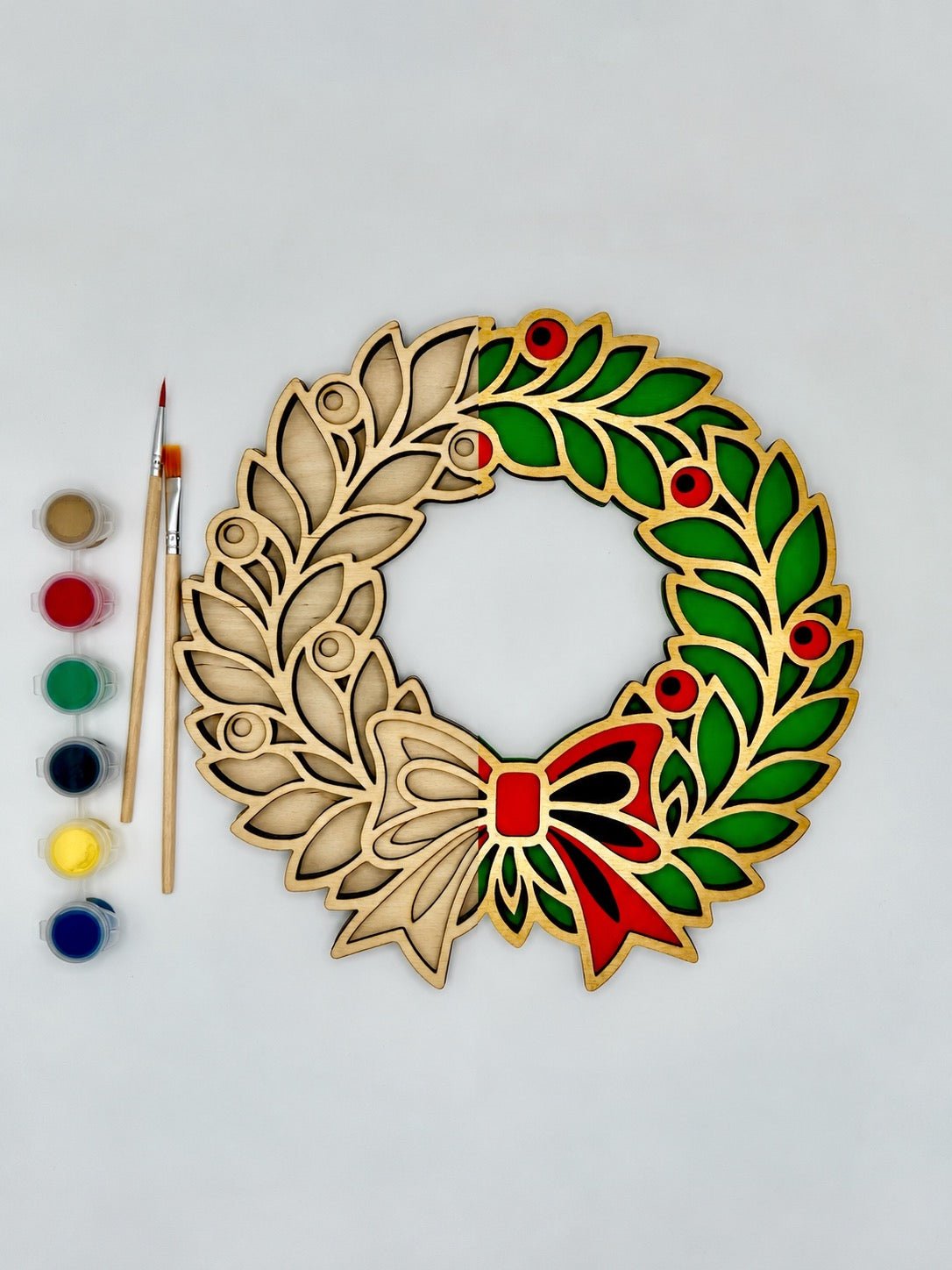 Colouring kit "Christmas Wreath"