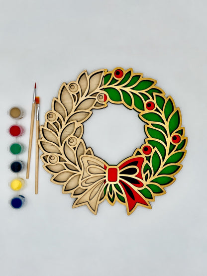 Colouring kit "Christmas Wreath"