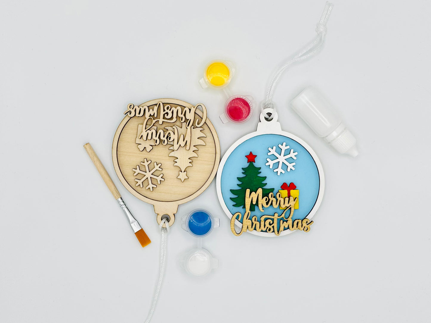 Mini colouring set "Build your own ornament"