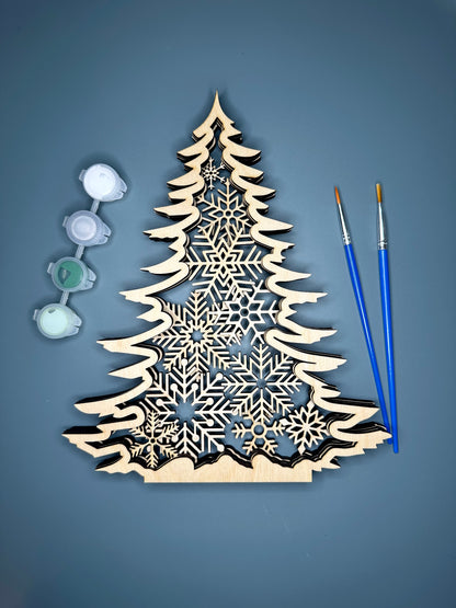 Colouring set "Christmas tree"