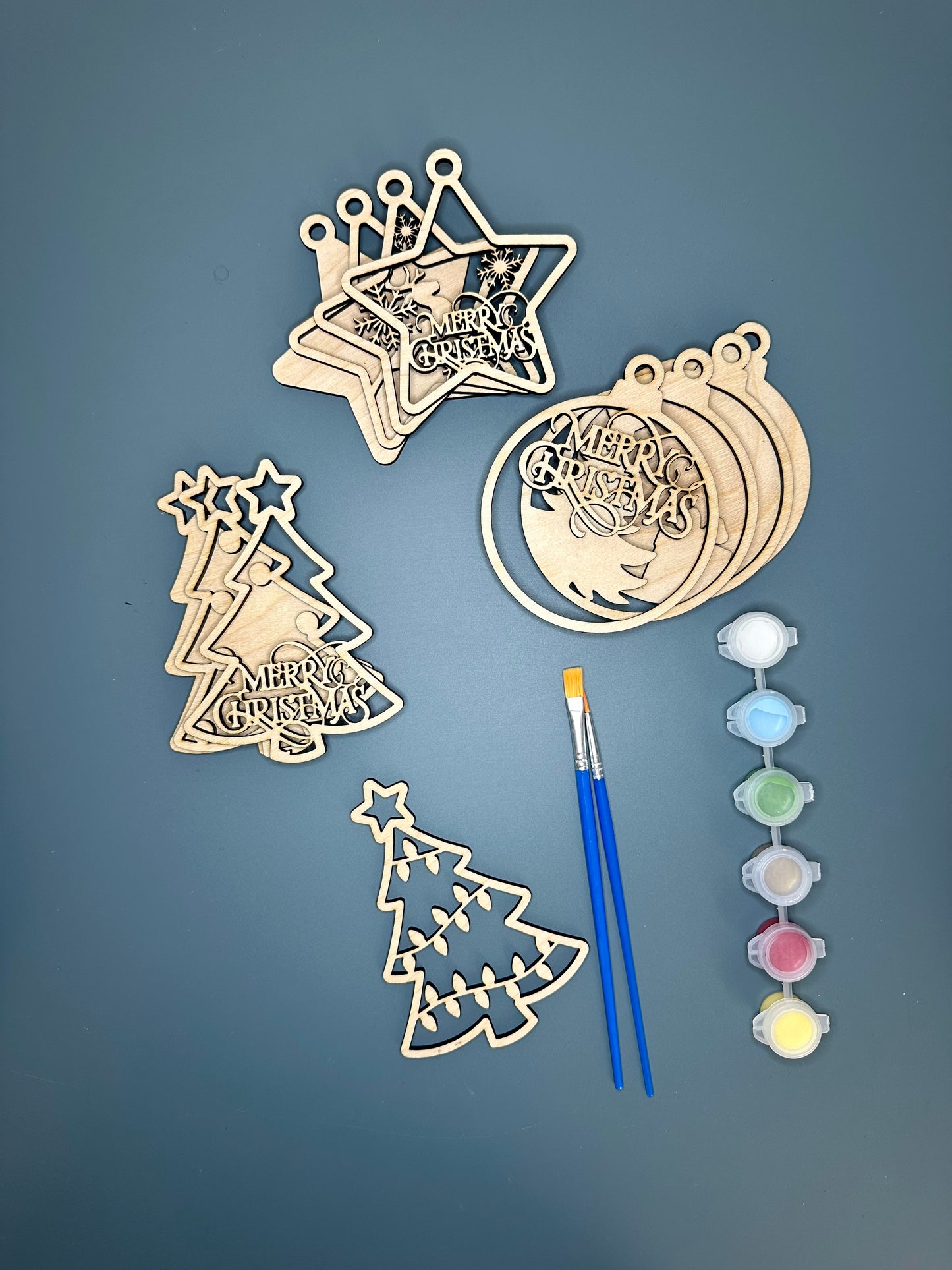 Colouring set "Christmas Ornaments"