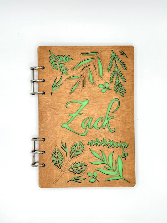 Notebook with customized cover