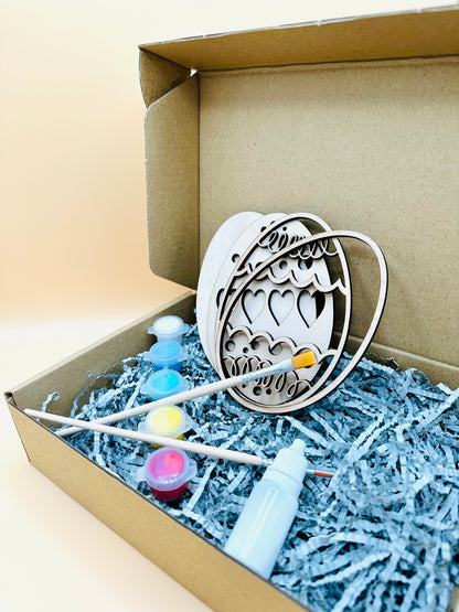 Colouring mini kit "Heart Easter Egg"