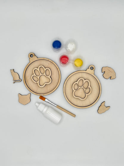 Colouring mini kit "Build your own Pet ornament"