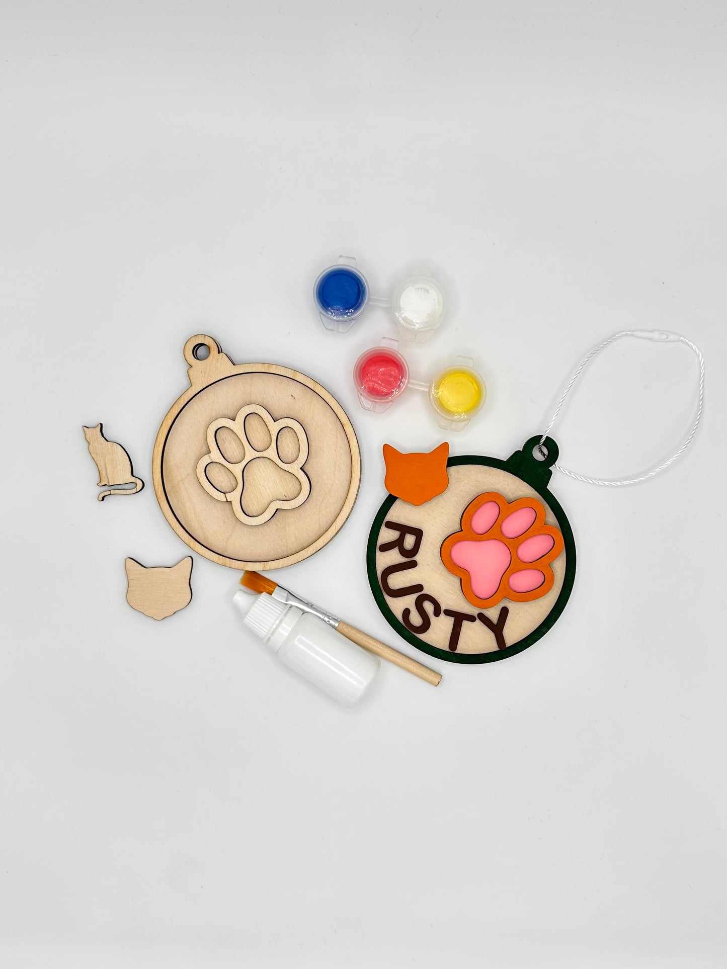 Colouring mini kit "Build your own Pet ornament"